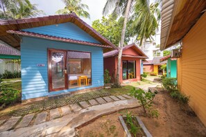 Quarto duplo luxo, vista para o jardim | Vista do quarto