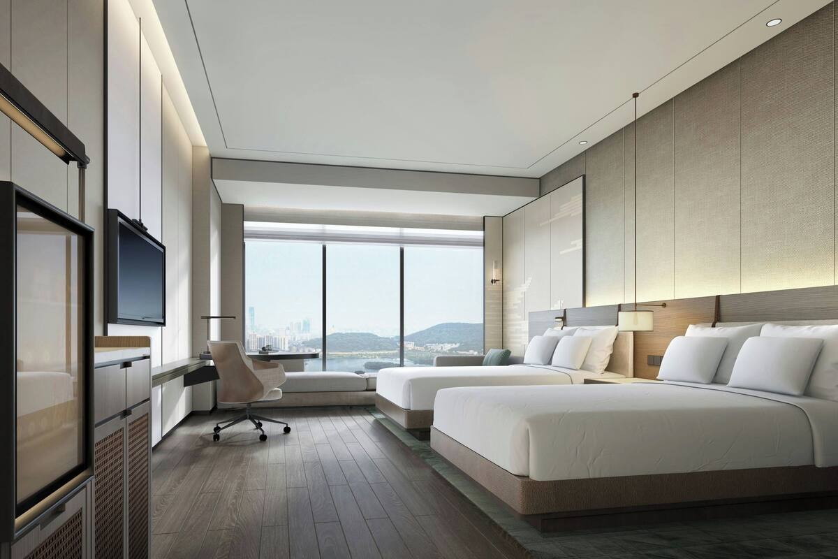 Premium Room, 2 Double Beds, City View