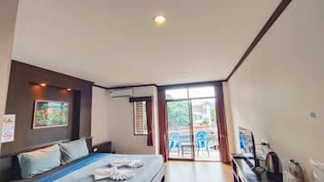 Standard Double Room, City View | Desk, laptop workspace, blackout drapes, free WiFi