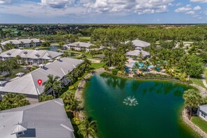 Exterior - Family-friendly lakefront condo w/heated pool, hot tub, gym (Naples)