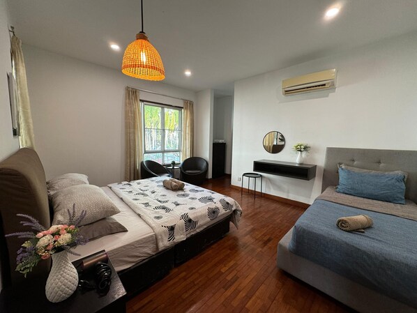 7 Schlafzimmer, Bügeleisen/Bügelbrett, WLAN