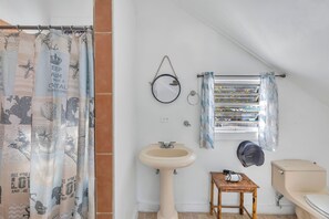Shower, hair dryer, soap, shampoo - Oceanview 1BR w/ Sunset Balcony • Walk to Sandy Beach • Romantic Escape (Rincon)