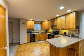 Microwave, oven, stovetop
