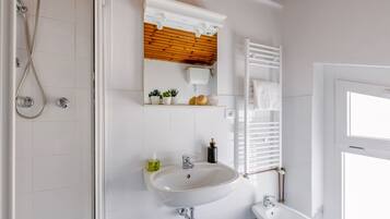 Shower, hair dryer, bidet