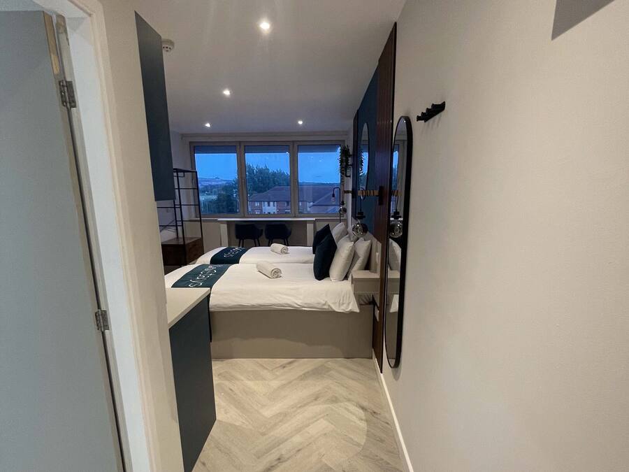 Ferienhaus | 1 Schlafzimmer, Zimmersafe, Schreibtisch, Bügeleisen/Bügelbrett
