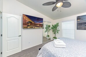 3 bedrooms, iron/ironing board, travel cot, free WiFi
