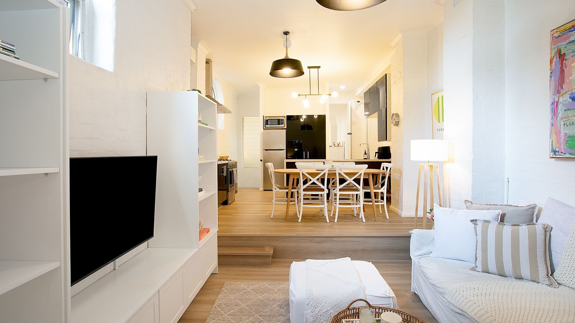 Smart-tv och böcker