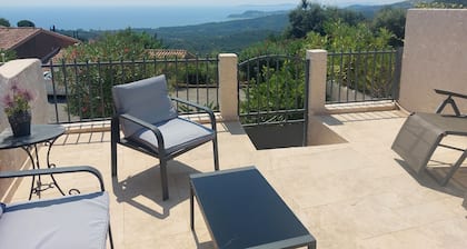 La Croix Valmer villa with sea view