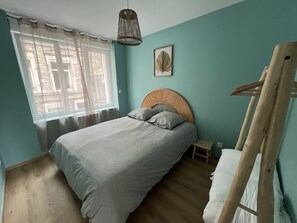 1 bedroom, iron/ironing board, free WiFi, bed sheets