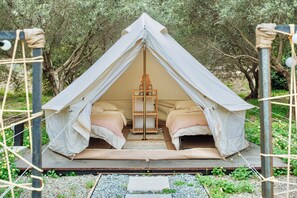 Tent, Patio, Garden View