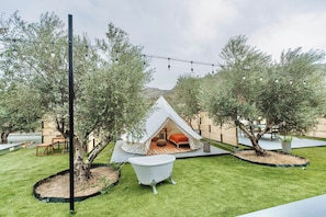 Tent, Patio, Courtyard View | Blackout drapes, free WiFi - Geometry Park (Agios Theodoros)
