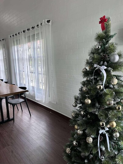 Private House 3-bedroom in peaceful Rayong with WiFi, AC. Enjoy your stay