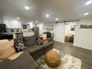 TV, fireplace, video games