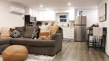 TV, fireplace, video games