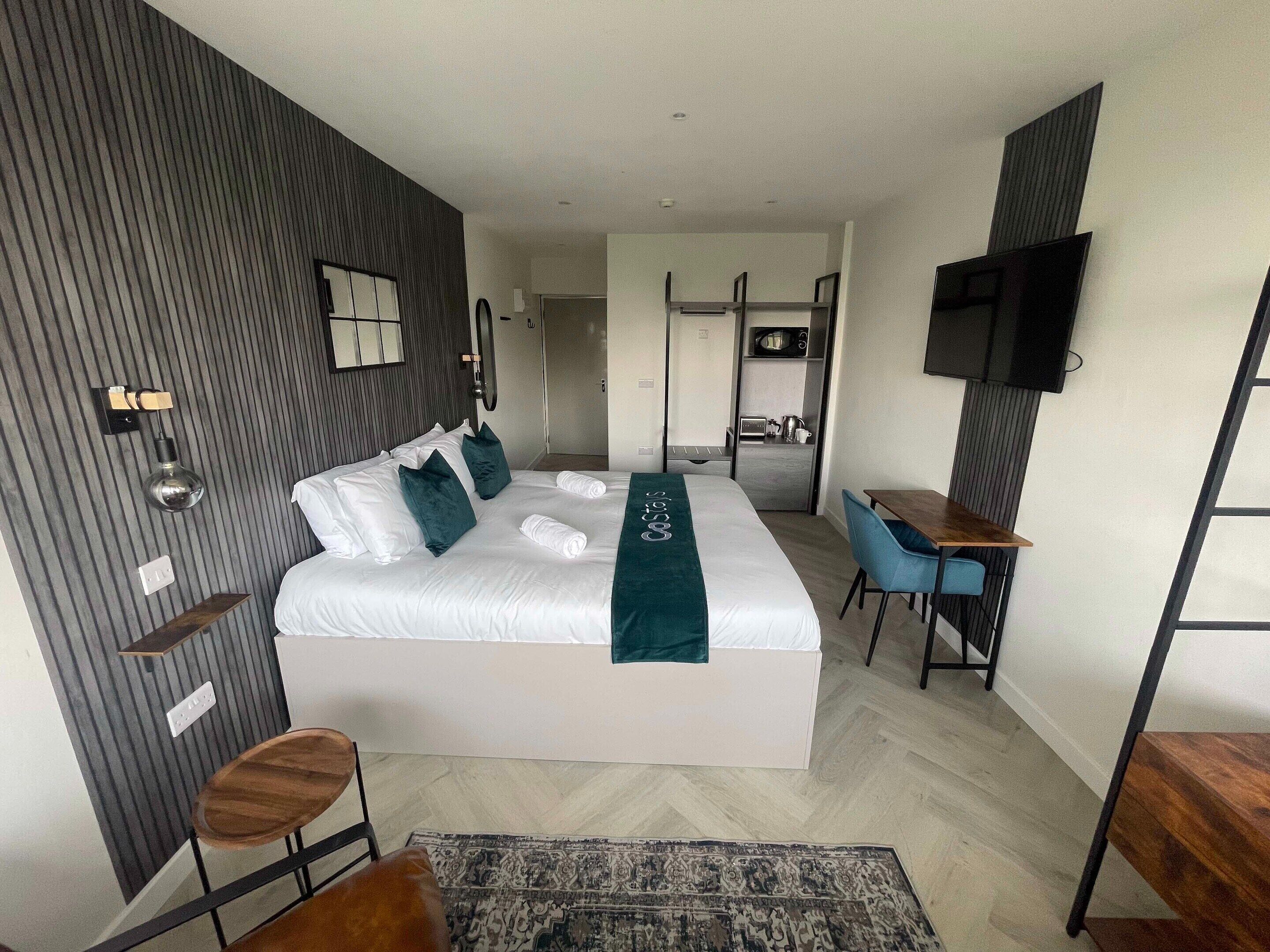 Ferienhaus | 1 Schlafzimmer, laptopgeeigneter Arbeitsplatz, Bügeleisen/Bügelbrett