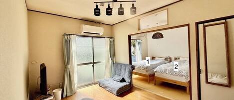 2 Schlafzimmer, Bügeleisen/Bügelbrett, kostenloses WLAN, Bettwäsche