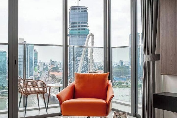 Luxury Apartment, 3 Bedrooms, Balcony, City View | Hypo-allergenic bedding, minibar, desk, laptop workspace