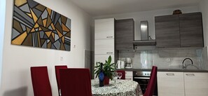 Comfort Apartment, Balcony, Partial Sea View | Private kitchen