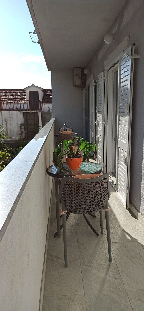 Comfort Apartment, Balcony, Partial Sea View | Terrace/patio