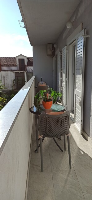 Comfort Apartment, Balcony, Partial Sea View | Terrace/patio