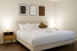 1 室のベッドルーム、アイロン / アイロン台、WiFi、ベッドシーツ