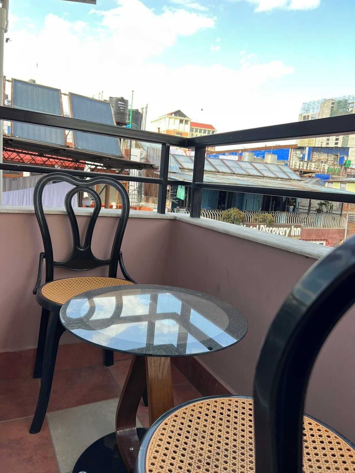 Deluxe Twin Room, City View | Pemandangan balkoni