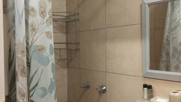 Towels, soap, toilet paper