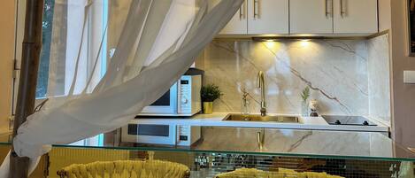 Mikrobølgeovn, kogeplade