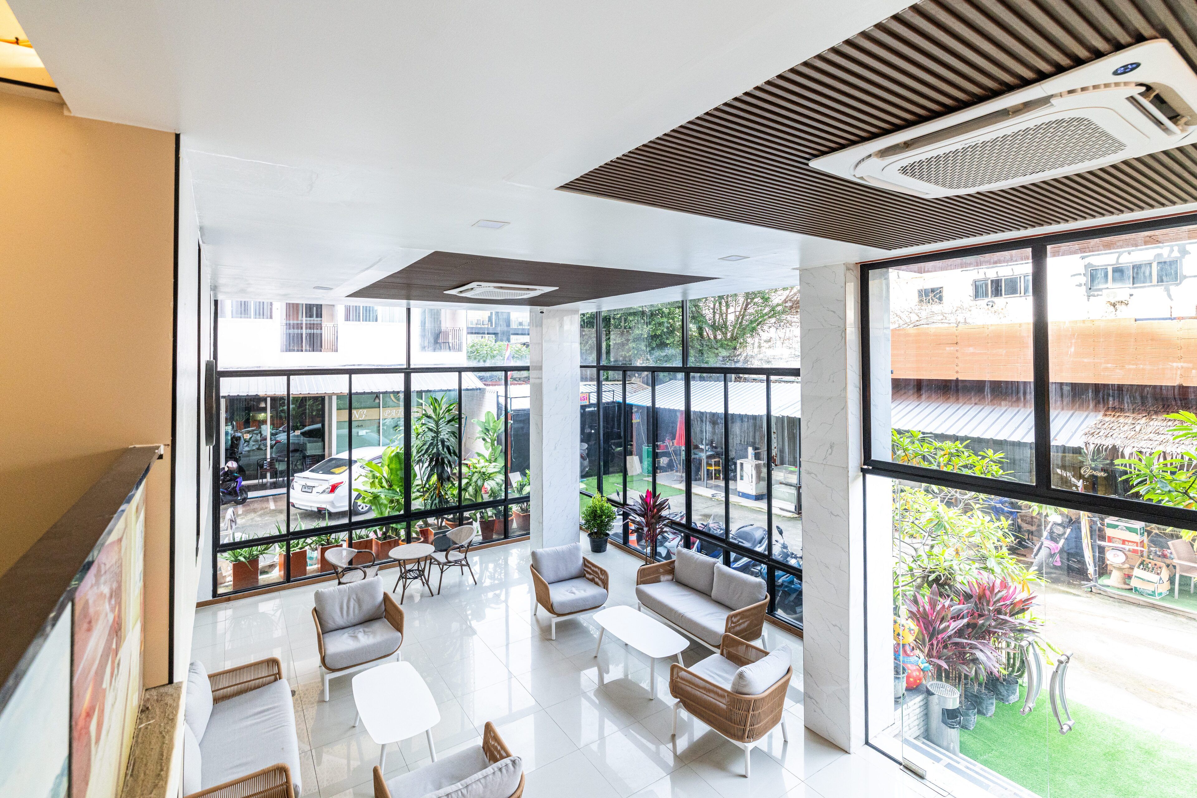 บริเวณนั่งเล่นที่ล็อบบี้