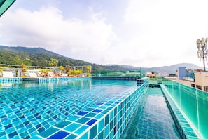 Outdoor pool, open 8:30 AM to 10:30 PM, pool umbrellas, pool loungers - Phuket Patong Buri Resort (Patong)