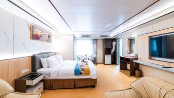 Suíte premier, vista para a montanha | Roupas de cama antialérgicas, edredons de pluma, cofres nos quartos