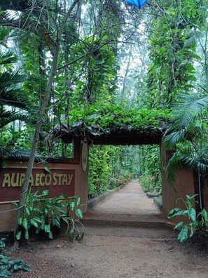 Voorkant van accommodatie