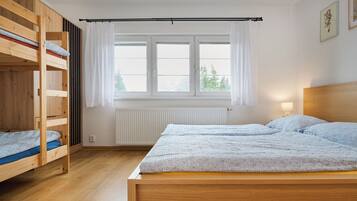 3 quartos, Wi-Fi, roupa de cama