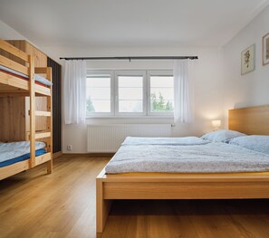 3 sovrum, wi-fi och sängkläder