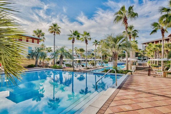 Una piscina climatizada