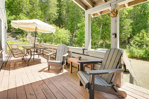 1 Mi to Rangeley Lake: Cabin w/ Wraparound Deck!