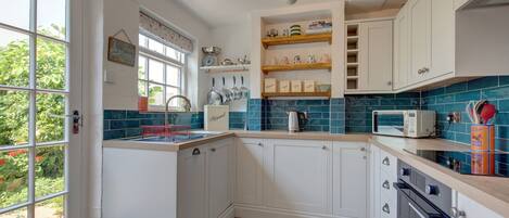 Microwave, dishwasher, highchair