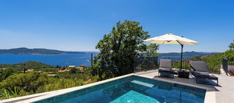 Villa Blue Sunset - Stunning Sea View Villa with Pool near Dubrovnik
