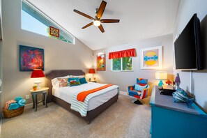 3 dormitorios, tabla de planchar con plancha, wifi gratis y ropa de cama