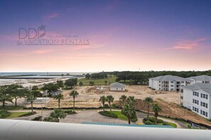 Blick von der Unterkunft