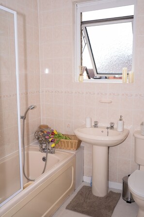 Hair dryer, towels, soap, toilet paper - Rednest Convenient Town Centre Free Parking (swindon)