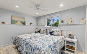 2 makuuhuonetta, silitysrauta/-lauta, vauvan matkasänky, ilmainen Wi-Fi