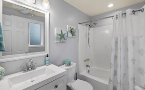 Hair dryer, towels