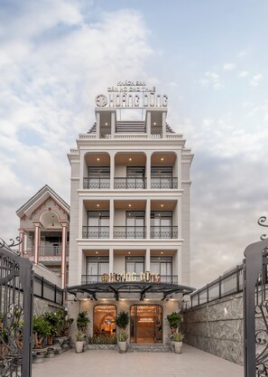 Overnatningsstedets facade