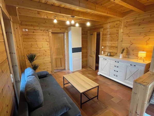TV connectée, cheminée