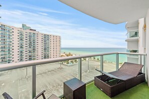 Condo, 1 Bedroom, Pets Allowed, Beach View | Beach/ocean view - Beachfront Ocean View Balcony Pool Gym (Hollywood)
