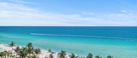 Private beach, white sand