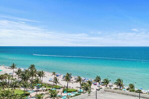 Private beach, white sand