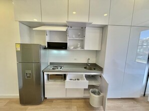 Appartement Confort, coin cuisine, vue ville | Cuisine privée