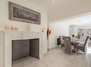 Dining - 5* Graded The Castle & Sea View Residence with Hot tub and Football Table (Deganwy)